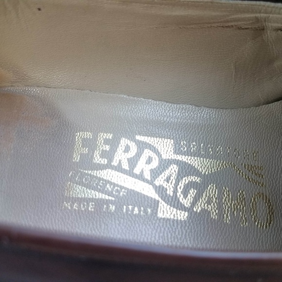 Salvatore Ferragamo Brown Leather Italy Pumps 8.5B - Picture 7 of 8